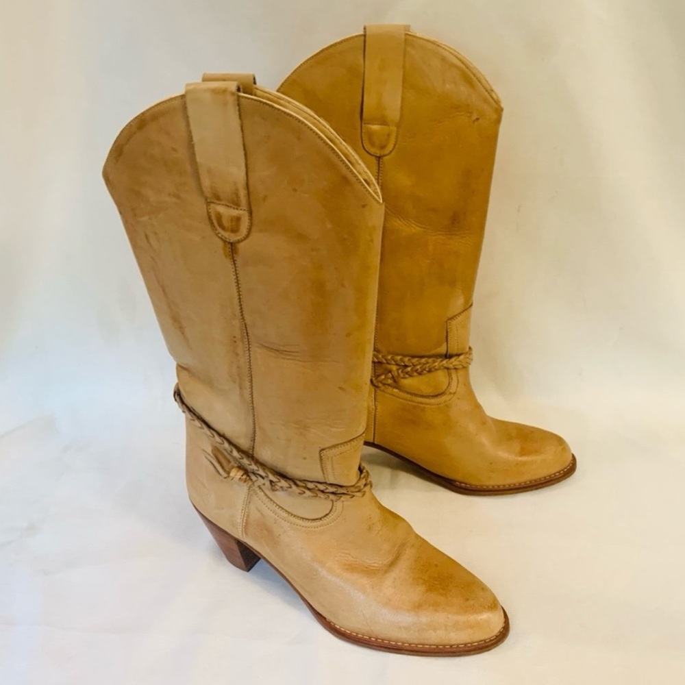 NOBIL’S Tan Leather Western Boots